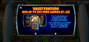 cash bandits 3 vault feature